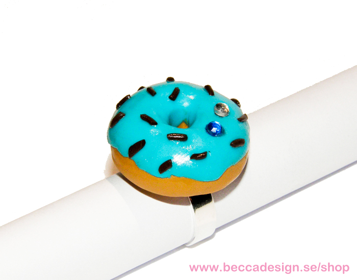 Turkos donut ring